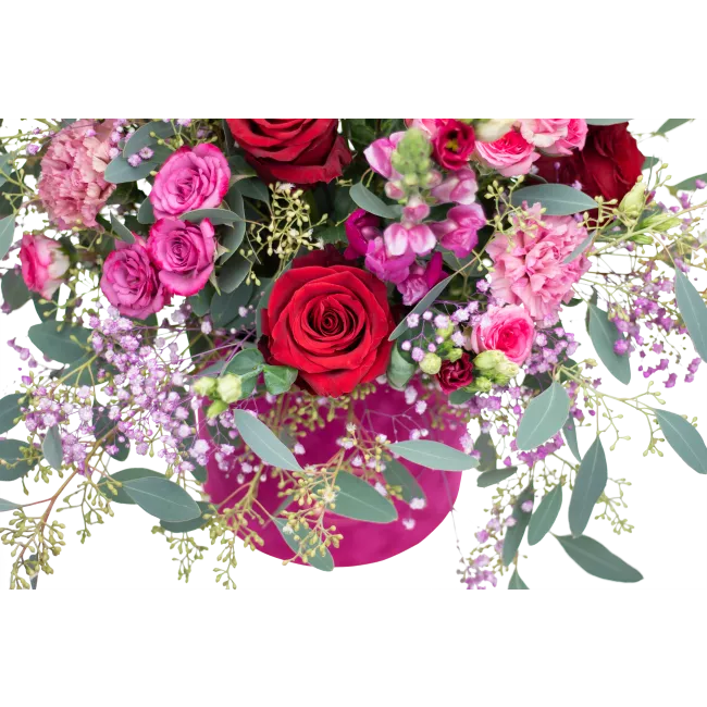 Luxury box with bouquet